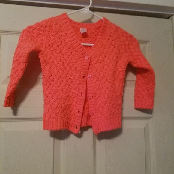 Carter's Other - Girls Carters size 4 coral button up sweater